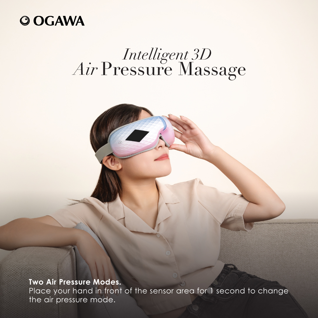 [Apply Code 6TT31] OGAWA Smart Eye Massager (Aurora Breeze)*